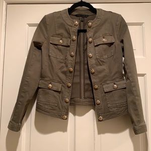 White house black market military inspired jacket